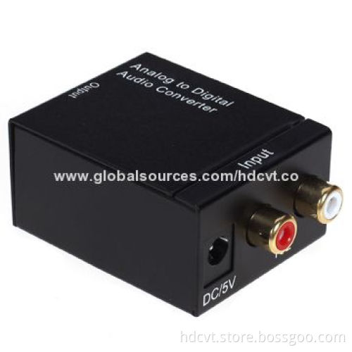 Analog to Digital Audio Converter, Made of Aluminum Chassis Material, Sized 51 x 41 x 26mm